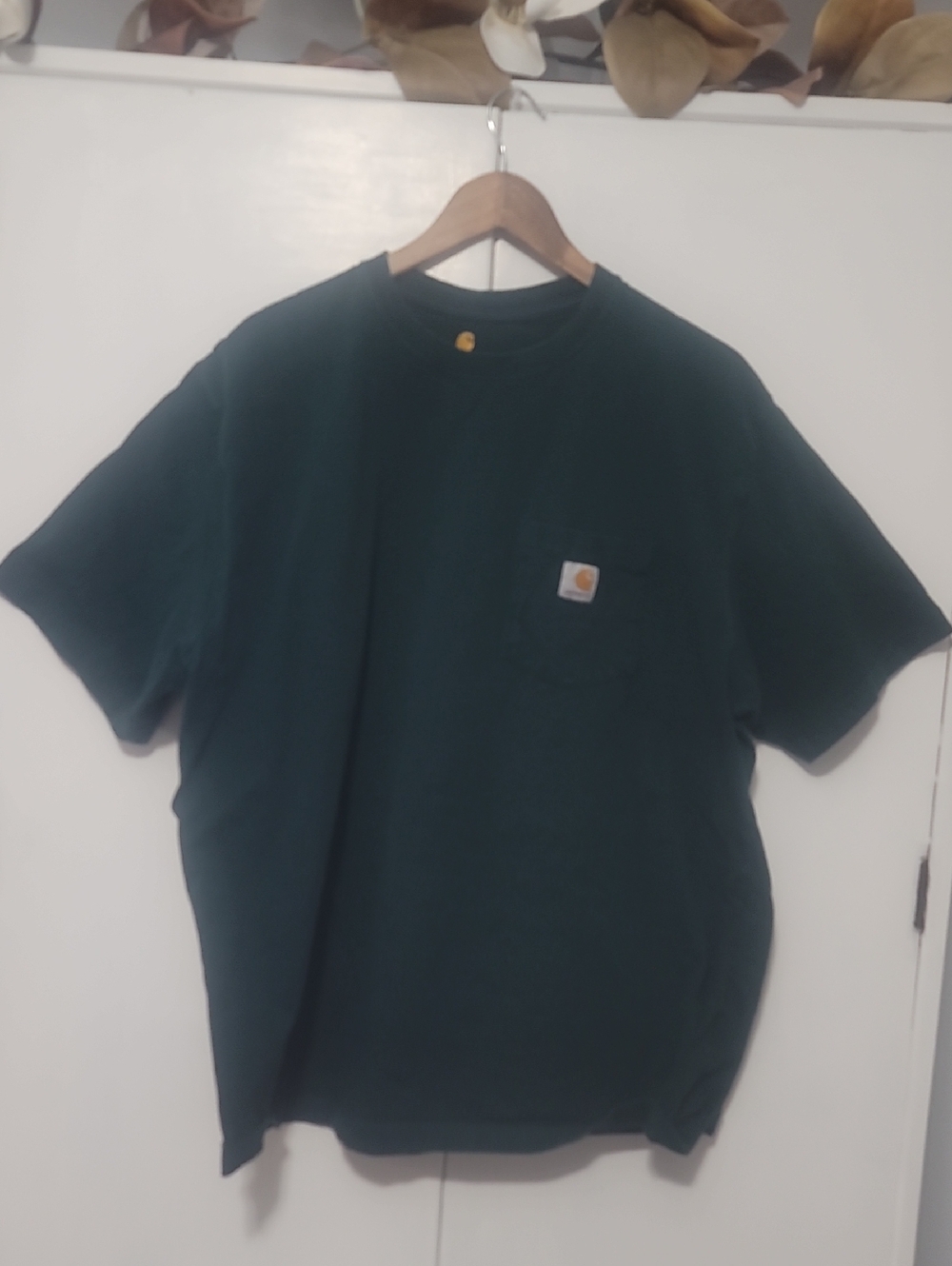 Carhartt Men's Dark Teal Pocket Short-Sleeve Tee